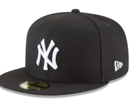 NEW YORK YANKEES BLACK AND WHITE BASIC 59FIFTY FITTED Supply