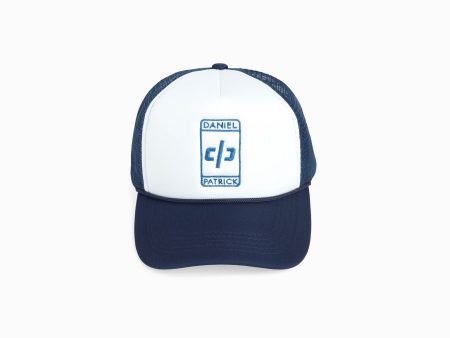 beverly hills trucker cap   white + navy Supply