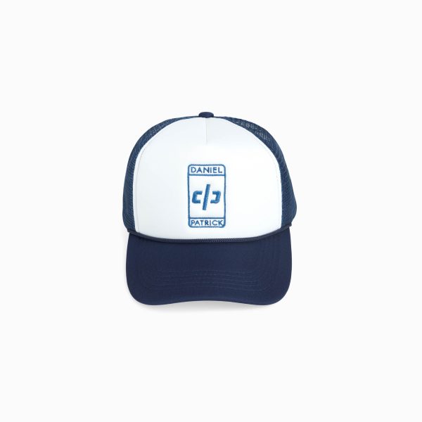 beverly hills trucker cap   white + navy Supply