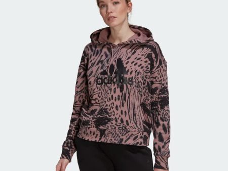 Women s Adidas Future Icons Animal Print Hoodie - MULTICOLOR Online Sale