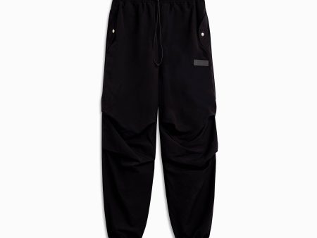 parachute military bungee pant   black For Sale