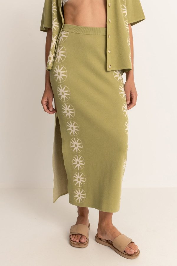 Horizon Knit Midi Skirt Discount