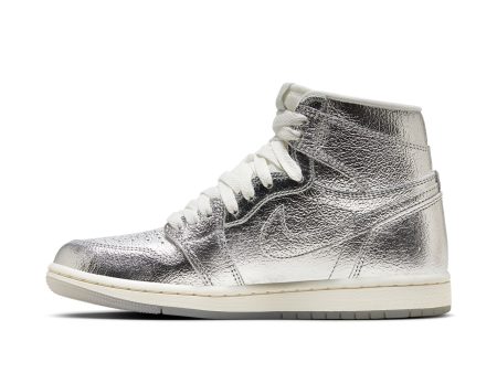 Women s Air Jordan 1 Retro -METALLIC SILVER PHOTON DUST-SAIL For Cheap