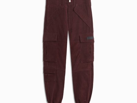 7 pocket cargo   maroon cord Discount