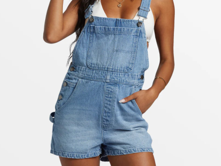 Sand Canyon Denim Short Overalls on Sale