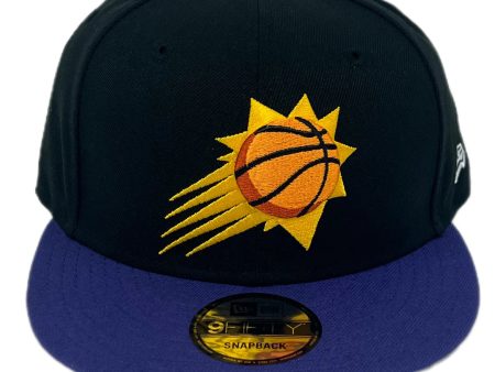 New Era Phoenix Suns Snapback Hat - BLACK BLUE Online Hot Sale