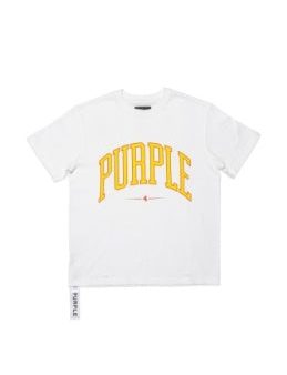 Purple Brand Heavy Jersey Ss Tee-  COCONUT MILK For Sale