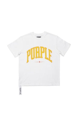 Purple Brand Heavy Jersey Ss Tee-  COCONUT MILK For Sale