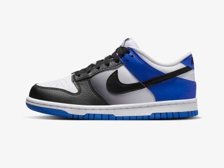 Big Kid s Nike Dunk Low Se - GAME ROYAL BLACK-WHITE For Sale