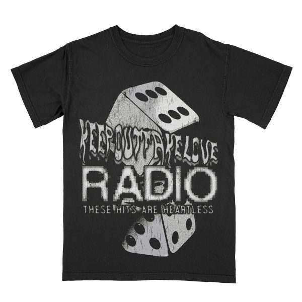 KOFL Hit Radio Tee - BLACK WHITE For Cheap