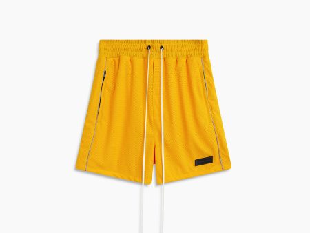 b-ball mesh gym short   yellow + 3M on Sale