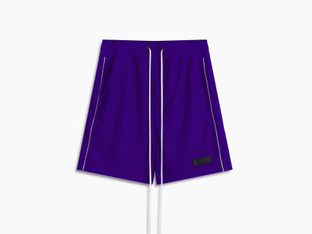 b-ball mesh gym short   ultra violet + 3M For Discount