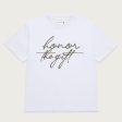 Honor The Gift Script Ss Tee - WHITE Supply