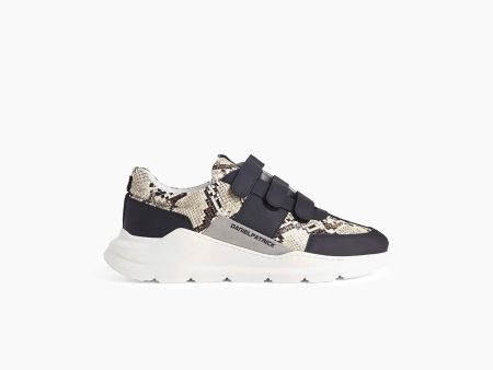 velcro panel runner   black + ivory python Supply