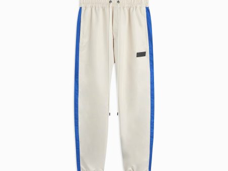 parachute track pant 1.5   ivory + cobalt Online Hot Sale