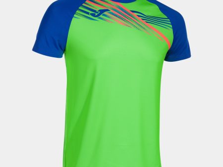 Elite X S S T-Shirt | Fluo Green Blue Sale