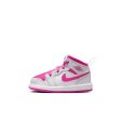 Toddler s Jordan 1 Mid - IRIS WHISPER FIRE PINK-WHITE Online