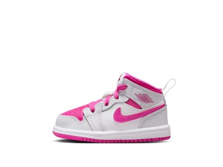 Toddler s Jordan 1 Mid - IRIS WHISPER FIRE PINK-WHITE Online