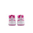 Toddler s Jordan 1 Mid - IRIS WHISPER FIRE PINK-WHITE Online