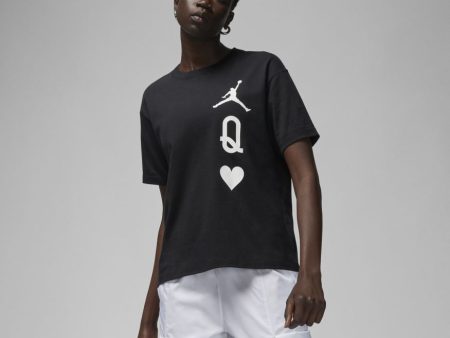 Women s Jordan Flight T-Shirt - BLACK Cheap