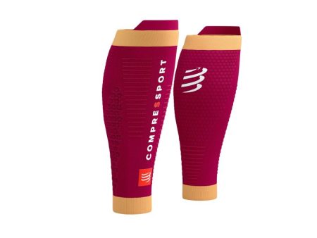 Compressport R2 3.0 Calf Guard - Persian Red Blazing Orange Online Hot Sale