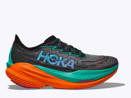 Hoka Mach X 2 M | Black Electric Aqua Discount