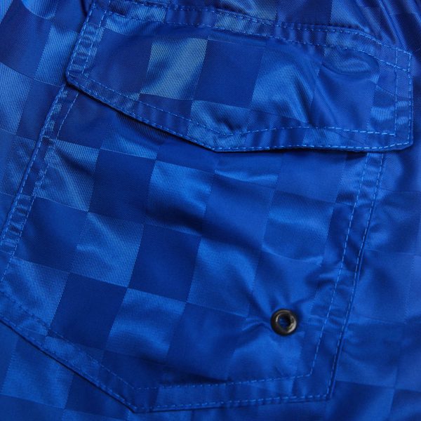 venice trunk   royal blue checkers + 3M For Discount