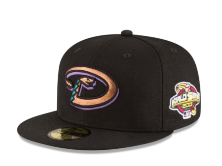 ARIZONA DIAMONDBACKS 2001 WORLD SERIES WOOL 59FIFTY FITTED on Sale