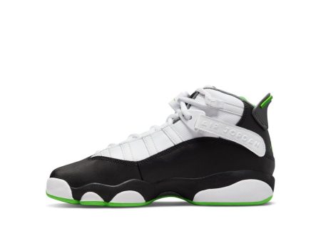 Jordan 6 Rings (GS) - WHITE GREEN STRIKE-BLACK-SMOKE GREY For Cheap