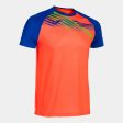 Elite X S S T-Shirt | Fluo Coral Blue For Discount