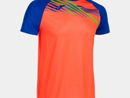 Elite X S S T-Shirt | Fluo Coral Blue For Discount