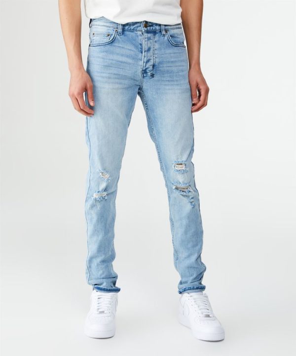 Ksubi Chitch Philly Blue Jeans - PHILLY BLUE For Sale