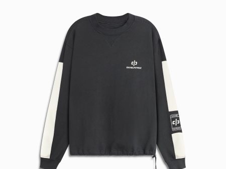 Beverly Hills crewneck   black + ivory Online