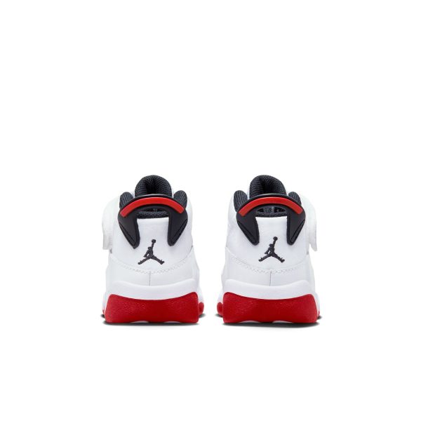 Jordan 6 Rings (TD) - WHITE UNIVERSITY-RED Hot on Sale