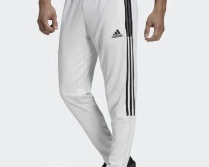 Men s Adidas Tiro Track Pants- WHITE BLACK STRIPES Online now