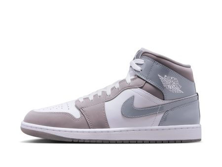 Men s Air Jordan 1 Mid Se - WHITE COOL GREY-MEDIUM GREY Hot on Sale