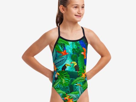 Girl s Single Strap One Piece | Lost Forest Discount