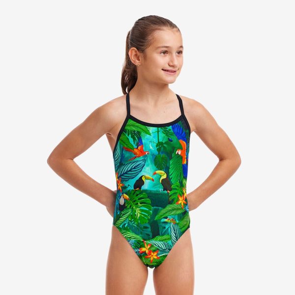 Girl s Single Strap One Piece | Lost Forest Discount