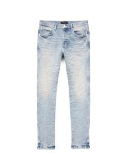 Purple Brand White Pop Jeans- LIGHT INDIGO Supply