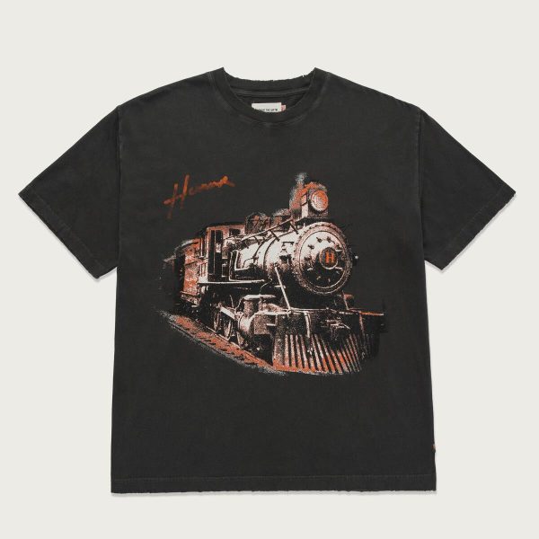 Honor The Gift Train Graphic Ss Tee - BLACK For Sale