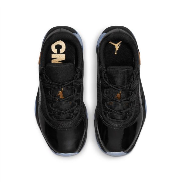 Jordan 11 Cmft Low GS - BLACK METALLIC GOLD on Sale